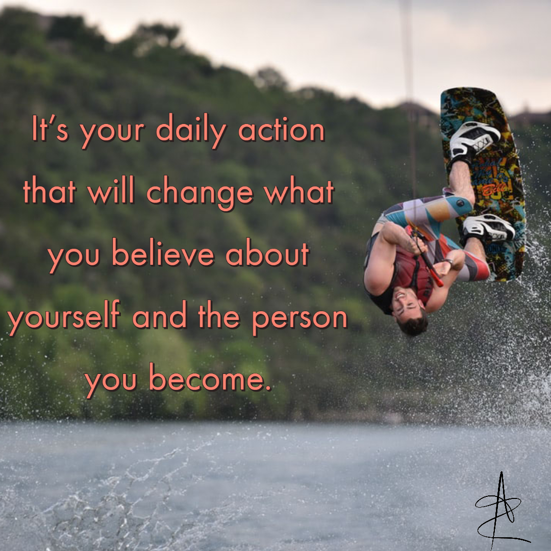 Read more about the article Daily Consistent Action | Believe | You | Quote