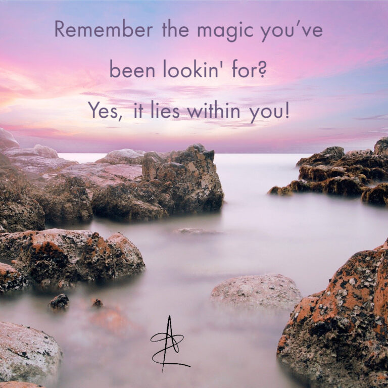 Read more about the article The Magic you’ve been looking for | You | Quotes
