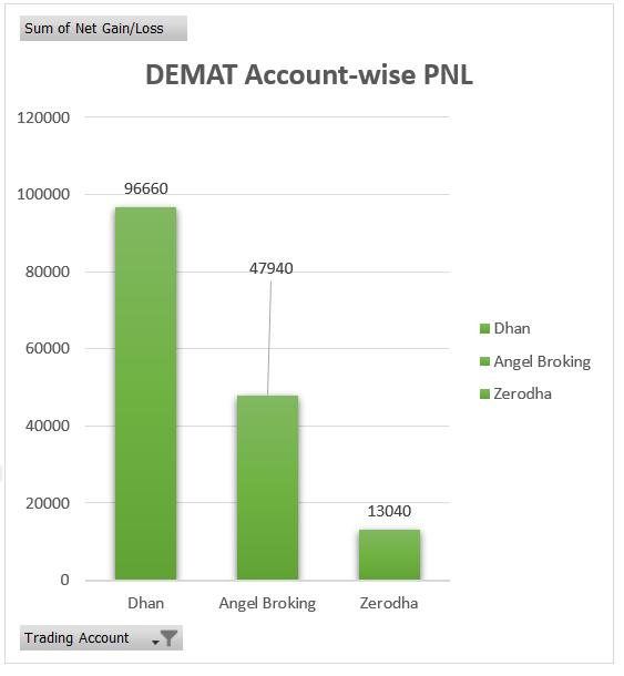 Demat Account Wise Summary